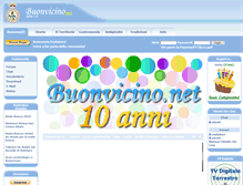 Tablet Screenshot of buonvicino.net